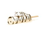  animal chai_(artist) chibi food ice_cream nobody original polychromatic popsicle signed tiger white 