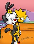  animaniacs crossover dot_warner lisa_simpson the_simpsons 