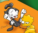  animaniacs dot_warner escoria lisa_simpson the_simpsons 