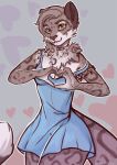  5_fingers anthro blue_clothing clothed clothing colar cute_expression dress felid female fingers free-opium fur grey_body grey_fur guide_lines hi_res mammal pantherine sketch smile snow_leopard solo spots spotted_body spotted_fur yellow_eyes 