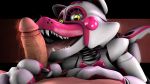  3d_(artwork) ackackacka anthro digital_media_(artwork) duo fellatio female five_nights_at_freddy&#039;s foxy_(disambiguation) funtime_foxy_(fnaf) funtime_foxy_(fnafsl) genitals licking male male/female oral penile penis sex sister_location source_filmmaker tongue tongue_out video_games 