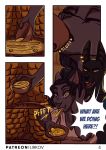  2020 absurd_res anthro canid canine canis clothed clothing comic dialogue digital_media_(artwork) domestic_cat domestic_dog drinking duo english_text felid feline felis female hi_res lirkov male mammal open_mouth simple_background text 