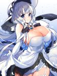  azur_lane dress erect_nipples illustrious_(azur_lane) no_bra w_techo300 