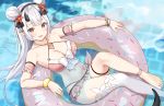  bikini epic7 garter horns kaetzchen pointy_ears swimsuits thighhighs wet yufine_(epic7) 