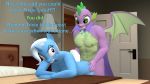  16:9 3d_(artwork) anthro anthro_on_anthro anthro_penetrated anthro_penetrating anthro_penetrating_anthro bed bent_over dialogue digital_media_(artwork) dragon duo english_text equid equine female female_penetrated friendship_is_magic furniture hand_on_butt hasbro hi_res horn male male/female male_penetrating male_penetrating_female mammal membrane_(anatomy) membranous_wings my_little_pony papadragon69 penetration sex source_filmmaker spike_(mlp) text trixie_(mlp) unicorn widescreen wings 