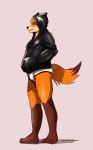  absurd_res anthro black_clothing black_hoodie black_topwear briefs bulge canid canine clothing drawyourfursona fox fuyinari hi_res hoodie hoodie/briefs_meme male mammal meme meme_clothing simple_background solo standing text topwear underwear url white_clothing white_underwear 