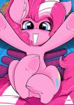  absurd_res ahekao blush cute_eyes cute_face earth_pony equid equine eyelashes female feral friendship_is_magic hasbro hi_res hooves horse mammal my_little_pony pinkie_(character) pinkie_pie_(mlp) pony smile solo 