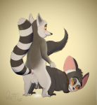  absurd_res all_hail_king_julien anal anal_penetration anthro anus aye-aye bodily_fluids collar cum cum_in_ass cum_inside domination dreamworks duo genital_fluids genitals hi_res julien king_julien lemur madagascar_(series) male male/male mammal maurice penetration penis primate quat ring-tailed_lemur sex strepsirrhine submissive the_penguins_of_madagascar 