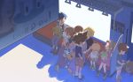  absurdres digimon digimon_adventure highres multiple_boys multiple_girls tantanmen train_interior 