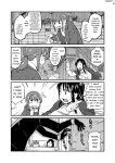  2019 anthro comic domestic_cat english_text felid feline felis haruka_(yuuki_ray) hi_res human kemono kikucho_(yuuki_ray) mammal monochrome text yuuki_ray 