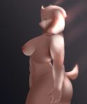  anthro bovid breasts caprine dexie93 female goat hi_res mammal nipples nude simple_background solo toriel undertale video_games 