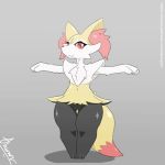  1:1 2d_animation animated anthro bodily_fluids braixen dengon female flexible frame_by_frame genital_fluids genitals jumping looking_at_viewer loop low_res nintendo pok&eacute;mon pok&eacute;mon_(species) pussy pussy_juice short_playtime simple_background solo splits spread_legs spreading tailwag thigh_gap tongue tongue_out video_games wide_hips 