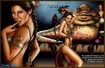  jabba_the_hutt princess_leia_organa return_of_the_jedi shabby_blue star_wars 