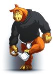  anthro black_clothing black_hoodie black_topwear briefs bulge clothing drawyourfursona hoodie hoodie/briefs_meme male mammal meme meme_clothing orinoxide rhinocerotoid simple_background solo standing topwear underwear white_clothing white_underwear 