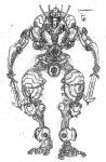  absurd_res ambiguous_gender armor bionicle biped dual_wielding english_text front_view graphite_(artwork) greyscale hi_res holding_object holding_sword holding_weapon humanoid lego looking_at_viewer machine melee_weapon monochrome mouthless not_furry pencil_(artwork) robot simple_background sketch solo spikes spikes_(anatomy) standing subterranean_(bionicle) sword text that1cactus traditional_media_(artwork) weapon white_background 
