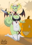  clothing costume devil_nurse digital_media_(artwork) fan_character food fruit halloween hi_res holidays jack-o&#039;-lantern plant pumpkin stogiegoatarts 