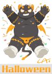  2020 anthro balls belly cai1448331577 flaccid genitals halloween hi_res holidays horn kemono male mammal navel nipples overweight overweight_anthro overweight_male penis solo wings 