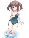  breasts cleavage komachi_(artist) nipples ogata_chieri school_swimsuit swimsuits the_idolm@ster the_idolm@ster_cinderella_girls 