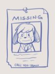  animal_crossing anthro canid canine canis dandi digby_(animal_crossing) domestic_dog male mammal missing_poster monochrome necktie nintendo smile video_games 