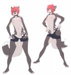  animal_genitalia anthro balls canid canine canis clothing collar domestic_dog fur genitals hair hi_res husky male mammal nipples nordic_sled_dog red_hair sheath silus_(character) solo spitz spots spotted_body spotted_fur spotted_husky spotted_nose underwear wasabitea 