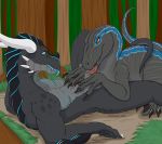  absurd_res anthro anthro_on_feral anthro_penetrating anthro_penetrating_feral bestiality blue_(jurassic_world) dinosaur dragon dromaeosaurid duo fellatio female feral feral_penetrated genitals hi_res jurassic_park jurassic_world lying lykenzealot male male/female on_back oral outside penetration penile penis reptile scalie sex teeth theropod tongue tongue_out universal_studios velociraptor xero_(captainscales) 