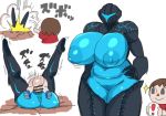  alien animal_crossing anus big_breasts big_butt blue_body blue_skin breasts butt censored dark_samus duo female hi_res huge_breasts human humanoid male male/female mammal nikisupostat nintendo sex thick_thighs video_games villager_(animal_crossing) 