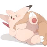  1:1 blush bodily_fluids clefable cum cum_in_pussy cum_inside cum_leaking duo female female_penetrated genital_fluids hi_res human interspecies male male/female male_penetrating male_penetrating_female mammal nintendo open_mouth penetration penile penile_penetration pink_body pok&eacute;mon pok&eacute;mon_(species) pok&eacute;philia sex simple_background vaginal vaginal_penetration video_games youjomodoki 