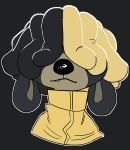  artist_needed black_body black_fur brown_body brown_fur canid canine canis clothing domestic_dog dreadlocks floppy_ears fur german_(altpuppy) headshot_portrait hi_res looking_at_viewer male mammal portrait simple_background solo sweater topwear unknown_artist 