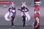  2020 anthro breasts canid canine canis female hi_res mammal model_sheet purplelemons satomi_(purplelemons) solo wolf 