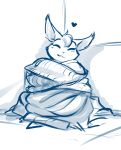  &lt;3 2020 :3 bed blue_and_white comfortable conditional_dnp eyes_closed female feral furniture mammal monochrome mrs._nibbly on_bed rodent sciurid simple_background sketch smile solo tom_fischbach tree_squirrel twokinds under_covers webcomic white_background 