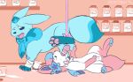  2d_animation animal_genitalia animal_penis animated azalea_(sylmin) ball_fondling balls bdsm blue_body blue_fur blue_pawpads blush bodily_fluids bondage bound canine_penis clitoris cum cum_in_a_cup cumshot duo eevee eeveelution ejaculation erection fellatio female female_penetrated feral feral_on_feral feral_penetrated feral_penetrating feral_penetrating_feral filling_container fondling fur genital_fluids genitals glaceon humanoid_genitalia humanoid_pussy hybrid jar knot legendary_pok&eacute;mon light_bondage lying male male/female male_penetrating male_penetrating_female masturbation nintendo on_back one_eye_closed open_mouth oral oral_penetration pawpads paws penetration penile penis penis_milking pink_body pink_fur pink_pawpads pocketpaws pok&eacute;mon pok&eacute;mon_(species) pussy raised_leg ribbon_bondage ribbonjob ribbons sex shaymin sheath shiver_(shivereevee) short_playtime sylveon tongue tongue_out vaginal vaginal_masturbation video_games white_body white_fur 