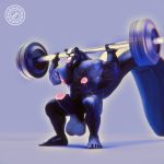  1:1 3d_(artwork) abs anthro armpit_hair armpit_musk balls biceps big_balls big_penis blender_(software) bodily_fluids body_hair digital_media_(artwork) erection exercise feet genitals glans hi_res huge_balls huge_penis humanoid_feet humanoid_genitalia humanoid_penis logan looking_at_viewer male mammal mephitid muscular muscular_anthro muscular_male musk musky_armpit n0rdbara nipples nude penis simple_background skunk skunk_tail smelly solo stink_fumes sweat sweatdrop sweating_profusely sweaty_balls sweaty_feet sweaty_genitalia sweaty_legs sweaty_penis weightlifting weights workout 