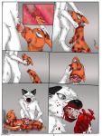  anthro artist_gloomytiger bite blood bodily_fluids canid canine canis charmeleon death drinking drinking_urine duo eating fellatio female genital_fluids gore guts hi_res kage killing male male/female mammal necrophilia nintendo oral penile pok&eacute;mon pok&eacute;mon_(species) sex tears torture urine video_games watersports wolf wounded 