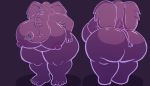  absurd_res anthro belly big_(disambiguation) big_breasts big_butt big_ears black_eyes breasts bubble butt chubby_female decentperversion disney dotted_eyes dumbo_(movie) elephant elephantid feet female front_view glistening glistening_body hands_on_hips hi_res humanoid_feet mammal model_sheet overweight overweight_female pachyderm pink_body proboscidean proboscis_(anatomy) rear_view slightly_chubby small_tail solo thick_thighs trunk_(anatomy) wide_hips 