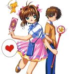  card_captor_sakura clamp kero kinomoto_sakura li_syaoran 