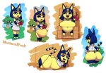  absurd_res animal_crossing ankha_(animal_crossing) anthro big_butt butt expansion eyeshadow female hi_res huge_butt makeup maniacalfork nintendo overweight overweight_female solo video_games weight_gain 