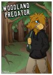  accipitrid accipitriform anthro avian bird bloodhawk blue_eyes border comic cover cover_page forest hi_res hiking male solo tree white_border xanthe_(artist) xanthewolf 