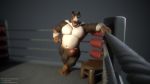  16:9 3d_(artwork) 4k absurd_res anthro balls barazoku big_balls big_butt big_muscles big_penis boxing bull_terrier butt canid canine canis coach cute_fangs digital_media_(artwork) domestic_dog eddy fighting_ring foreskin genitals hi_res hunting_dog hyper kemono male male/male mammal model musclegut muscular muscular_male nipples penis saucewetdream sculpt sculpture sculpture_(artwork) solo sport terrier thick_thighs traditional_media_(artwork) training uncut widescreen 