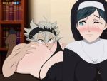  ass ass_grab asta black_clover mandio_art sister_lily_aquaria 