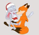  anthro breasts canid canine disney duo female fox genitals judy_hopps lagomorph leporid male male/female mammal nick_wilde nipples penetration penis pussy qrog rabbit vaginal vaginal_penetration zootopia 