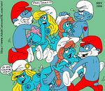  hefty_smurf nev papa_smurf sassette smurfette the_smurfs 