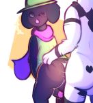  2020 anal anal_penetration anthro anthro_on_anthro anthro_penetrated anthro_penetrating anthro_penetrating_anthro asriel_dreemurr asriel_dreemurr_(god_form) black_body black_fur bovid butt butt_grab caprine clothing deltarune duo fatal_dx fur goat hand_on_butt male male/male mammal open_mouth penetration ralsei undertale video_games white_body white_fur 
