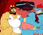  &lt;3 2020 ? abstract_background absurd_res ampharos animal_genitalia anthro anthro_on_anthro anthro_penetrated anthro_penetrating anthro_penetrating_anthro anthrofied big_penis birthday blue_body blue_nipples blue_scales blush bodily_fluids chest_tuft claws clothing cuchuflehest dialogue duo excessive_precum eyebrows eyewear fan_character feraligatr fur genital_fluids genitals glasses green_eyes grin hat headgear headwear hi_res highlights_(coloring) huge_penis knot long_penis looking_pleasured male male/male male_penetrated male_penetrating male_penetrating_male medial_ring moobs multicolored_body multicolored_fur muscular muscular_anthro muscular_male necktie nintendo nipples orange_eyes overweight overweight_anthro overweight_male party_hat penetration penis penis_in_ass pink_nipples pink_penis pok&eacute;mon pok&eacute;mon_(species) precum red_background reptile_penis romantic_couple scales simple_background smile speech_bubble spines striped_tie text the_giga_competition thick_tail thick_thighs tongue tongue_out tuft two_tone_body two_tone_fur vein veiny_penis video_games watermark white_body white_fur yellow_body yellow_fur 