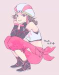  1girl hat kunoichi_(sengoku_musou) ninja pants pink_pants saki_(hxaxcxk) sengoku_musou 