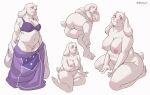 2_horns 3_toes 4_fingers absurd_res anthro barefoot belly big_breasts big_butt biped blush bodily_fluids bolumsart boss_monster_(undertale) bovid breasts butt caprine claws clothing erect_nipples feet female fingers floppy_ears full_nudity fur hi_res horn humanoid_feet lop_ears lying mammal navel nipples nude on_side plantigrade presenting scut_tail short_tail simple_background slightly_chubby slightly_chubby_anthro slightly_chubby_female soles solo spread_legs spreading sweat sweatdrop tail thick_thighs toe_claws toes toriel undertale_(series) undressing white_body white_fur