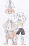  101_dalmatian_street 101_dalmatians anthro boots canid canine canis celtic clothed clothing colored_pencil_(artwork) dalmatian disney dolly_(101_dalmatians) domestic_dog duo female fergus_(101_dalmatians) footwear fox gold_(metal) gold_tooth graphite_(artwork) hands_in_pockets irish jacket kilt legwear male mammal multicolored_clothing multicolored_legwear multicolored_shirt multicolored_socks multicolored_topwear pattern_clothing pencil_(artwork) plaid plaid_clothing pockets rainbow_clothing rainbow_legwear rainbow_shirt rainbow_socks rainbow_topwear shirt smile socks sporran topwear traditional_media_(artwork) traditonal_artwork unclesamtheman 