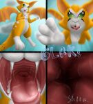 armaleos bodily_fluids dust:_an_elysian_tail female fidget_(elysian_tail) first_person_view hi_res internals macro micro open_mouth oral_vore vore