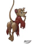  anthro anus butt cloak clothing don_bluth female finger_fetish finger_in_mouth finger_play fingers genitals hi_res looking_at_viewer mammal mouse mrs._brisby murid murine presenting presenting_hindquarters pussy rodent simple_background solo tacticalmagpie the_secret_of_nimh white_background 