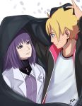  blonde_hair blue_eyes blue_hair boruto:_naruto_next_generations kakei_sumire mile_borusumi naruto naruto_(series) purple_eyes purple_hair uzumaki_boruto whisker_markings whiskers 