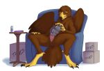 anthro avian hi_res lady-darkstreak male masturbation penetrable_sex_toy penile penile_masturbation sex_toy sitting solo spread_legs spreading